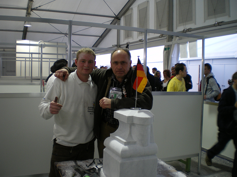 Mathias Zorn mit seinem Trainer Ulrich Fay kurz nach dem Abpfiff