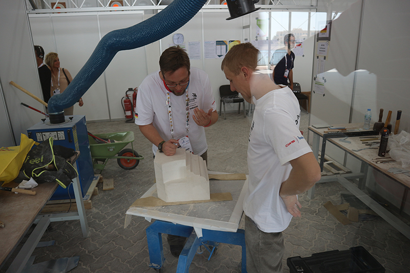 Richard Crivellaro mit Aaron Knust